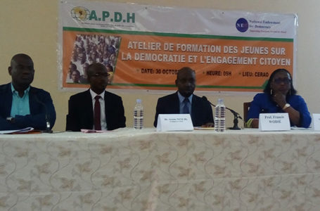 Plusieurs jeunes leaders instruits sur la démocratie et l’engagement citoyen