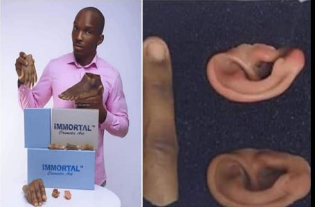 John Amanam : l’artiste nigérian qui fabrique des parties du corps humain « réalistes » (photos)