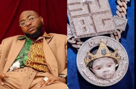 Davido débourse 410 000 dollars pour un collier en diamants pour son fils (photos)