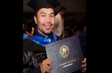 Boxe: Manny Pacquiao est diplômé en sciences politiques