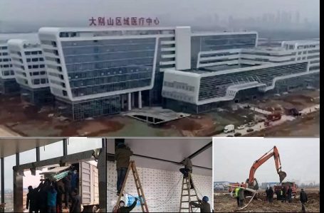 Coronavirus : la Chine construit un hôpital en 48 heures (vidéo)