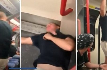 Londres : un homme mis KO après des propos racistes dans le métro-(vidéo)