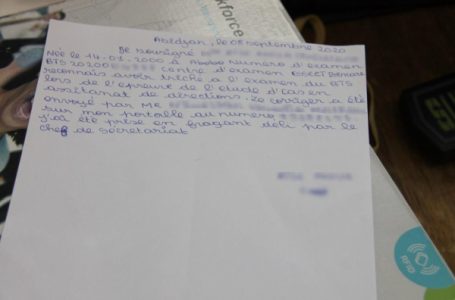 BTS 2020 : Une candidate prise en flagrant délit de tricherie, tout sur l’identité celui qui lui a fourni le corrigé des épreuves