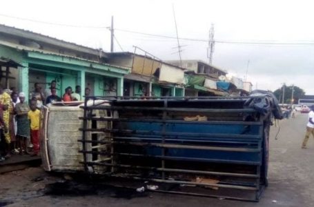 Côte d’Ivoire/ Yopougon : un véhicule de la gendarmerie incendié par des individus non identifiés !