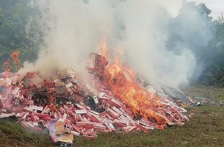 Bouaké : de la drogue et des médicaments prohibés incinérés